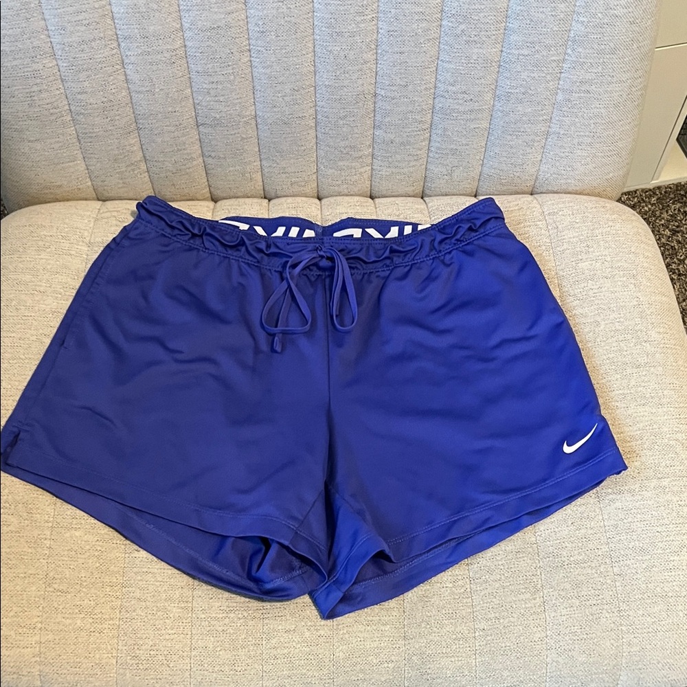 Nike Women's Royal Blue Athletic Shorts